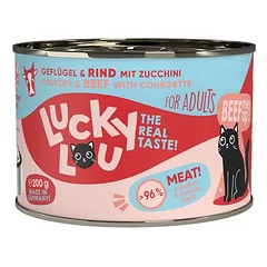 Lucky Lou Adult drėgnas maistas katėms, ekonominė pakuotė 24 x 200 g — 4 nuotrauka