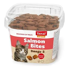 Sanal skanėstai katėms su lašiša 6×75 g
