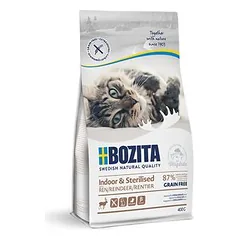 Bozita Katze Indoor & Sterilised Grainfree Reindeer