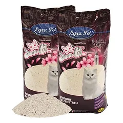 Lyra Pet® SilverCat Katzenstreu Bentonit mit Aktivkohle