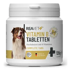 ReaVET vitamino B komplekso tabletės šunims – 120vnt