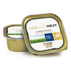 Healthymeat Bufalo con Farro ( su buivoliena ir spelta) paštetas šunims 150g.