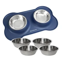 KaraLuna dvigubų dubenėlių rinkinys katėms, Mažiems 5–10 kg — 5 nuotrauka