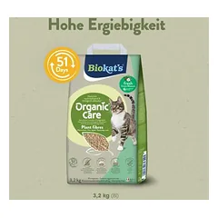Biokat's Organic Care Plant Fibres Fresh kraikas katėms, 3,2 kg (8 L) — 4 nuotrauka