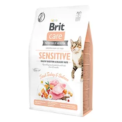 BRIT CARE Cat GF Sensitive Healthy Digestion&Delicate Taste sausas maistas jautrioms katėms 2 kg