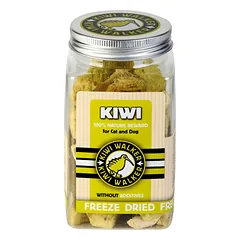Kiwi Walker užkandžiai Kiwi - 100% kiviai, liofilizuoti, natūralūs skanėstai šunims ir katėms