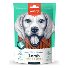 Wanpy Soft Lamb Jerky Slices ėrienos juostelės skanėstai šunims, 100 g