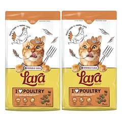 VERSELE-LAGA Lara Adult Turkey & Chicken 2x7kg - Suaugusių kačių ėdalas su kalakutiena ir vištiena