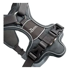HUNTER petnešos Divo su neopreno paminkštinimu, pilkos, Vidutiniams 11–25 kg — 3 nuotrauka