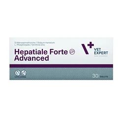 VetExpert Hepatiale Forte Advanced tabletės 30 vnt. parduotuvėje vetprekes.lt