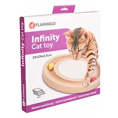 Flamingo medinė draskyklė katėms Infinity 29x2,5x29 cm — 3 nuotrauka
