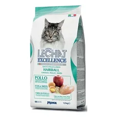 LeChat Excellence Hairball su vištiena, sausas maistas katėms 1,5 kg — 2 nuotrauka