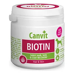 Canvit Biotin maisto papildas šunims, kailiui ir odai stiprinti