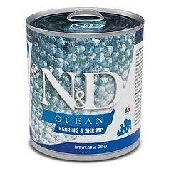 FARMINA N&D OCEAN - DOG Wet Herring&Shrimp ADULT 285 g (pak.6)