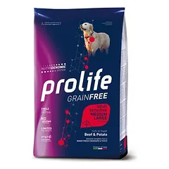 Dog Prolife Grain Free Rind & Kartoffel