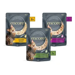 Encore Cat Pouch sultinyje, drėgnas maistas katėms, ekonominė pakuotė 10 x 50 g — 3 nuotrauka