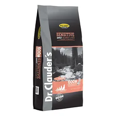 DR. CLAUDER'S SENSITIVE ADULT BEST CHOICE subalansuotas sausas maistas šunims su lašiša ir ryžiais 20kg