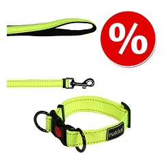 Rukka® Set: Bliss Neon Halsband & Leine nuotrauka