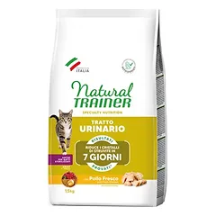 Natural Trainer Urinary Cat Adult sausas maistas katėms su vištiena