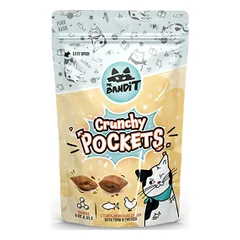 Mr. Bandit Crunchy Pockets skanėstai katėms su tunu ir vištiena, 40 g photo