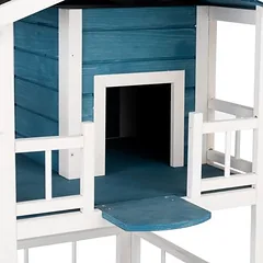 zooplus Exclusive namelis katėms Penthouse, L 72 x B 72 x H 124 cm — 4 nuotrauka