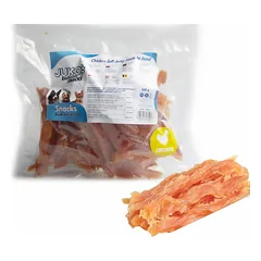 JUKO skanėstas Snacks Chicken Soft minkštos vištienos juostelės, 500 g — 2 nuotrauka