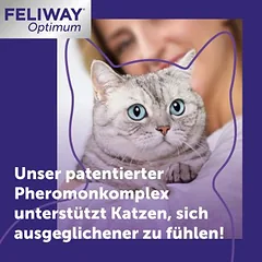FELIWAY Optimum, FELIWAY Optimum 30 Tage Nachfüllflakon für den Pheromon Verdampfer, 48ml — 4 nuotrauka