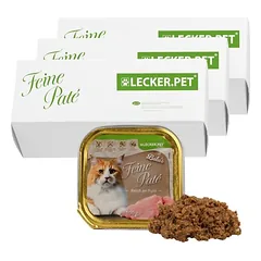 Lyra Pet Lecker.Pet® Balu's Feine Paté su kalakutiena, drėgnas maistas katėms, 68 x 100 g — 3 nuotrauka