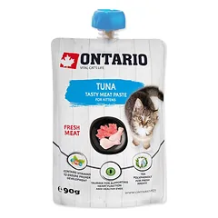 ONTARIO Kitten Tuna Fresh Meat Paste paštetas kačiukams su tunu 90g