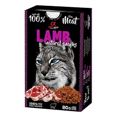 ALPHA SPIRIT NATURAL CAT skanėstai katėms su ėriena 80g (6)