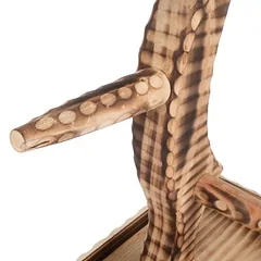 TIAKI medinė laisvos laikysenos kartelė papūgoms, L 50,5 x B 29 x H 52 cm — 5 nuotrauka