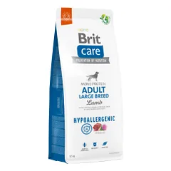 Brit Care Hypoallergenic Adult Large Breed Lamb hipoalerginis sausas maistas didelių veislių šunims, 12 kg