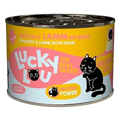 Lucky Lou Adult drėgnas maistas katėms, bandomasis rinkinys 6 x 200 g — 3 nuotrauka