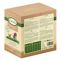 Lukullus Naturkost Junior begrūdis šviežio maisto maišeliai, drėgnas maistas šunims 6 x 300 g — 4 nuotrauka
