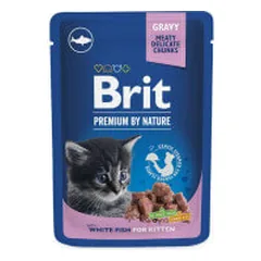 Brit Premium White Fish Kitten konservai kačiukams - Pet24