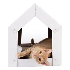 zooplus Exclusive XL namelis katėms Home su draskymo lenta – Winter, Dideliems > 5 kg — 2 nuotrauka