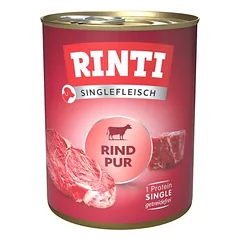 RINTI Singlefleisch drėgnas maistas šunims, ekonominė pakuotė 24 x 800 g — 3 nuotrauka