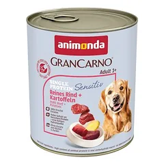 Animonda GranCarno Adult Single Protein Sensitiv 6 x 800 g drėgnas maistas šunims
