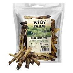 WILD FARM Džiovintos ėriukų kanopos 300g skanėstai šunims