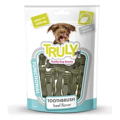 Truly Toothbrush skanėstai šunims su jautiena, 90 g