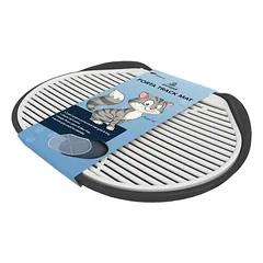 Katzentoilettenvorleger Soft Touch Track Matt, Katzentoilettenvorleger Soft Touch Track Matt silber — 4 nuotrauka