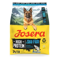 JOSERA High Protein Adult Sea Fish sausas pašaras suaugusiems šunims su žuvimi, 900 g