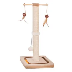 Canadian Cat Company Kratzstamm CHARLY Kratzsäule mit Spielschiene