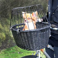 Trixie dviračio krepšys, juodas, Mažiems 5–10 kg — 2 nuotrauka