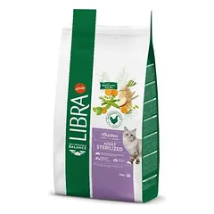 Libra Cat STERILIZED Chicken sausas maistas sterilizuotoms suaugusioms katėms, 12 kg
