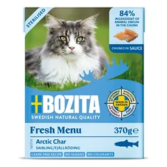 Konservai katėms Bozita Cat Sterilised su žuvimi, 370 g