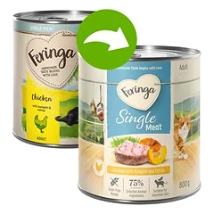 Feringa Single Meat meniu drėgnas maistas katėms 6 x 800 g — 2 nuotrauka