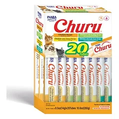 INABA Churu Varieties Chicken Recipe 20x14g kreminis vištienos skanėstas katėms