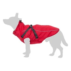 TIAKI Hundemantel mit Geschirr Arkon, rot