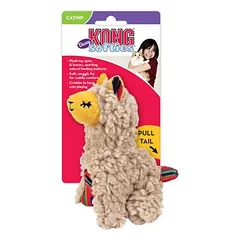 KONG Softies Buzzy Llama žaislas katėms, 1 vnt. — 3 nuotrauka